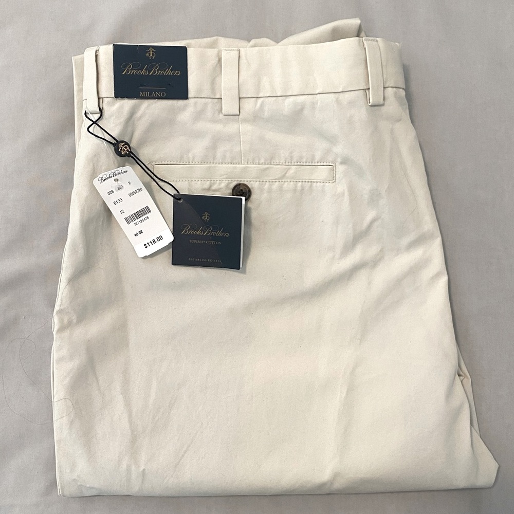 NWT Brooks Brothers Chinos Pants Sz 40